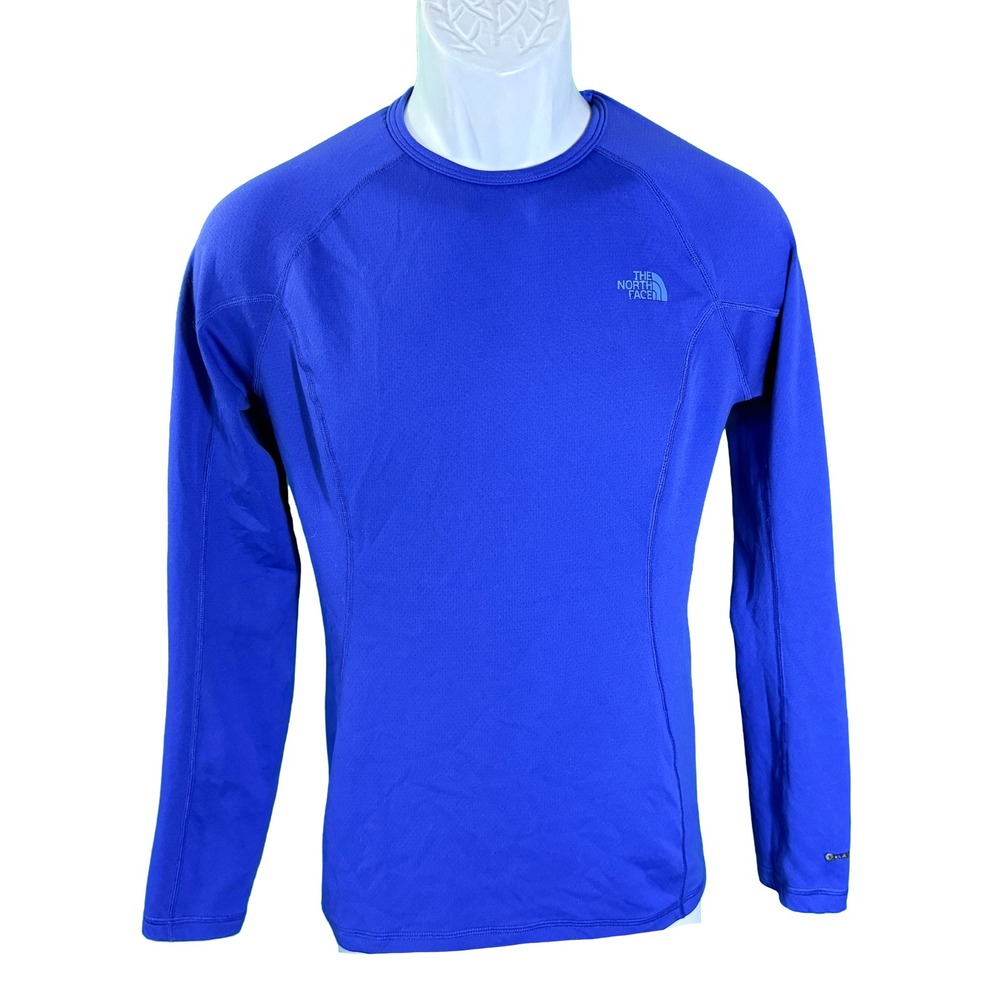 The North Face Long Sleeve Top Womens Medium Blue FlashDry Active Base Layer